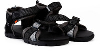 Sparx Men Black Grey Sports Sandals