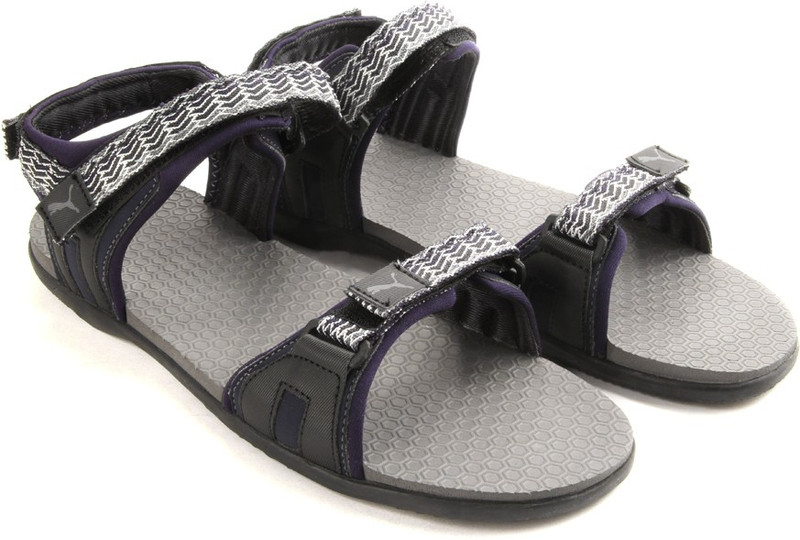 Puma Zoom DP Women Women Black Grey Sandals SNDEGYFZFH37BZ3D