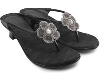 Shezone Women Black Heels