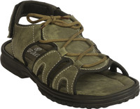 Bacca Bucci Men Olive Sandals