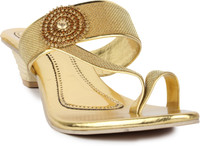 Star Style Women Golden Heels
