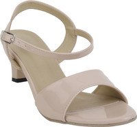 Glitzy Galz Women Khaki Heels