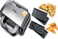 Nova 2 In 1 Changeable NSM 2416 Panni Grill(Black)