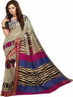 Bhavi Printed Fashion Art Silk Saree(Multicolor) RS.763.00