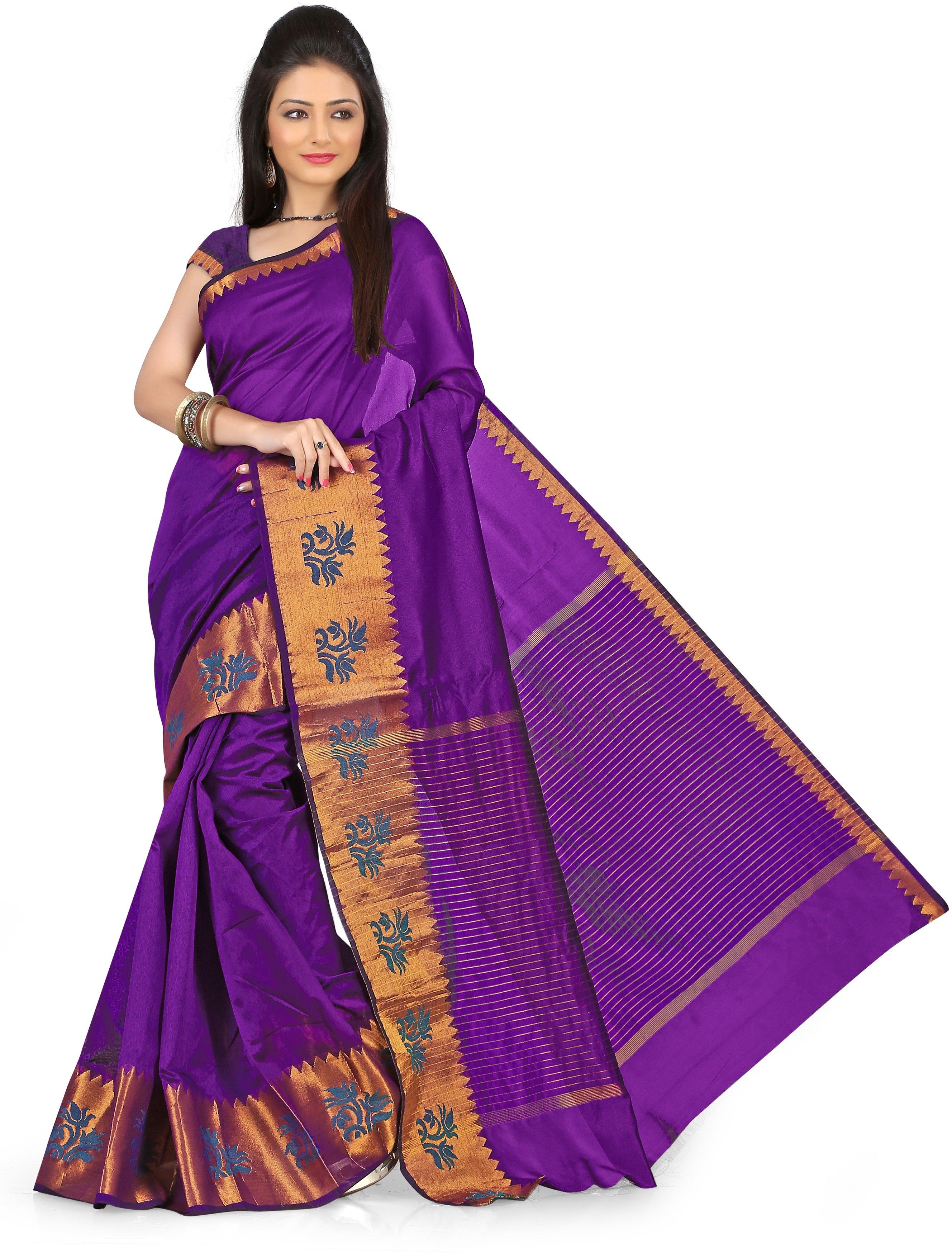 View Cotton Sarees Traditional Look exclusive Offer Online(clothing)