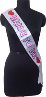 Atpata Funky Bride To Be White Sash RS.180.00