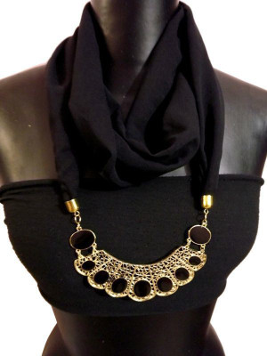 Smoky Women's Accessories - Smoky Embellished Cotton Women's Scarf