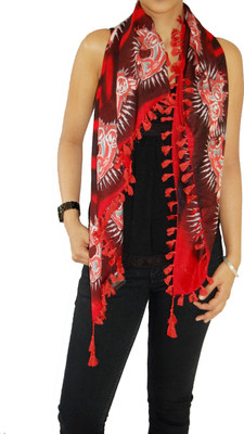 Ed Hardy Women's Accessories - Ed Hardy Floral Print Silk Women's Scarf