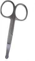 Bare Essentials Series Right Handed Nasal Safety Scissors(Set of 1, Silver)