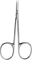 Cosmedik Grooming Both Hands Moustache Trimming Scissor Scissors(Set of 1, Silver)