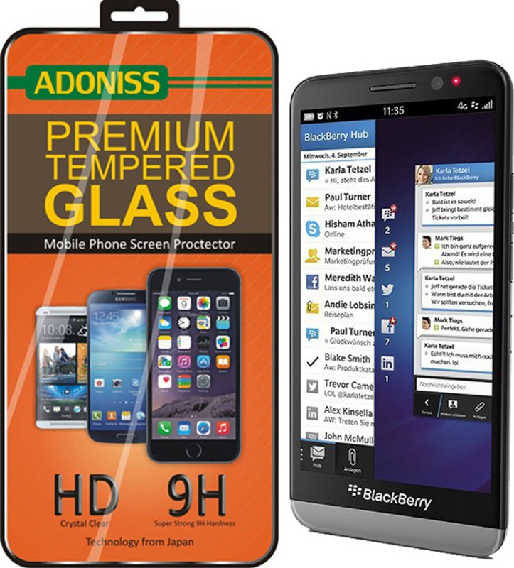 Adoniss Tempered Glass Guard for BlackBerry Z30 RS.499 (68.00% Off) - Flipkart