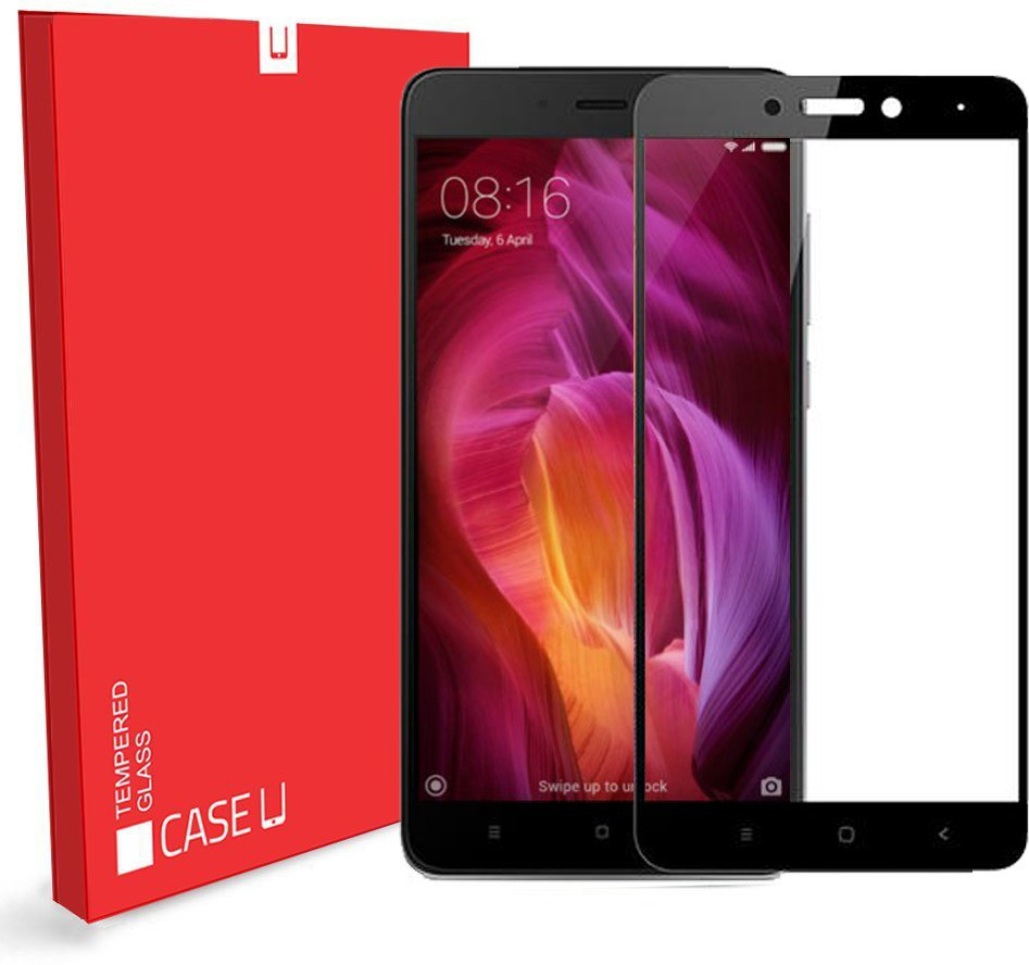 Case U Tempered Glass Guard for Xiaomi Redmi Note 4 Image