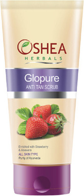 Oshea Herbals Glopure Anti Tan All Skin Types Scrub 120 g available at Flipkart for Rs.190