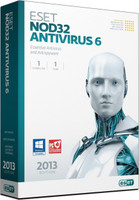 Eset NOD32 Anti Virus Version 6 1 PC 1 Year