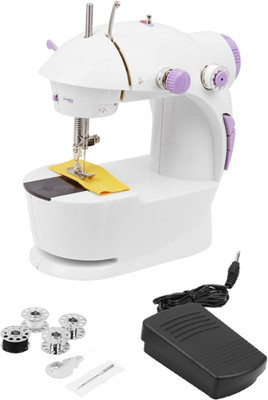 Bluebells India Imported 4 in 1 Mini Electric Sewing Silai Machine with Foot Pedal Adapter, Portable Compact Machine Electric Sewing Machine Bu available at Flipkart for Rs.1197