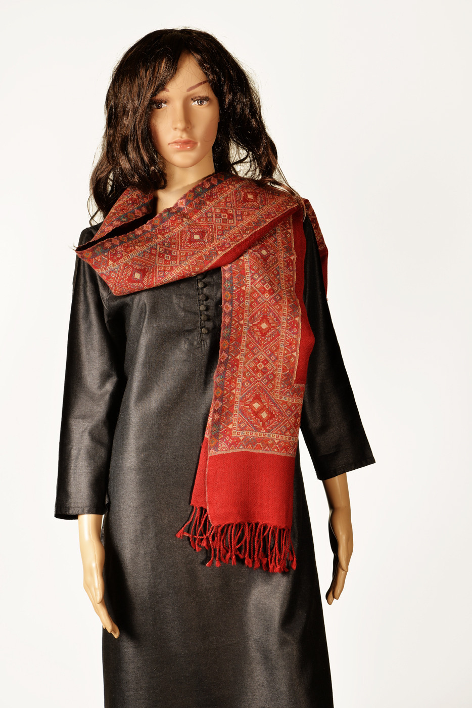 Kinari 04-C Pashmina Self Design Womens Shawl