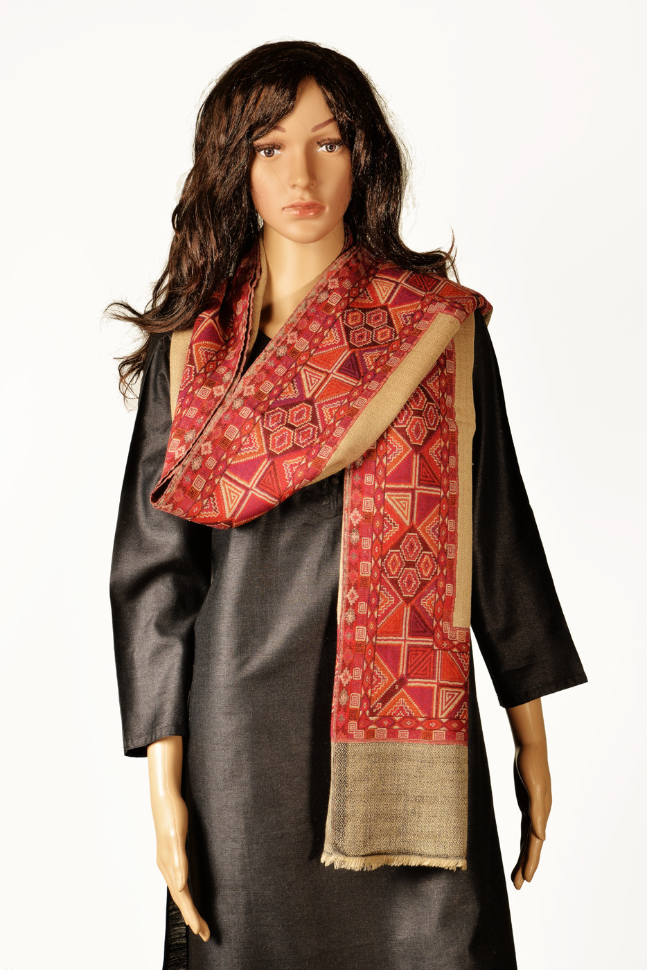 Kinari 05-D Pashmina Self Design Womens Shawl