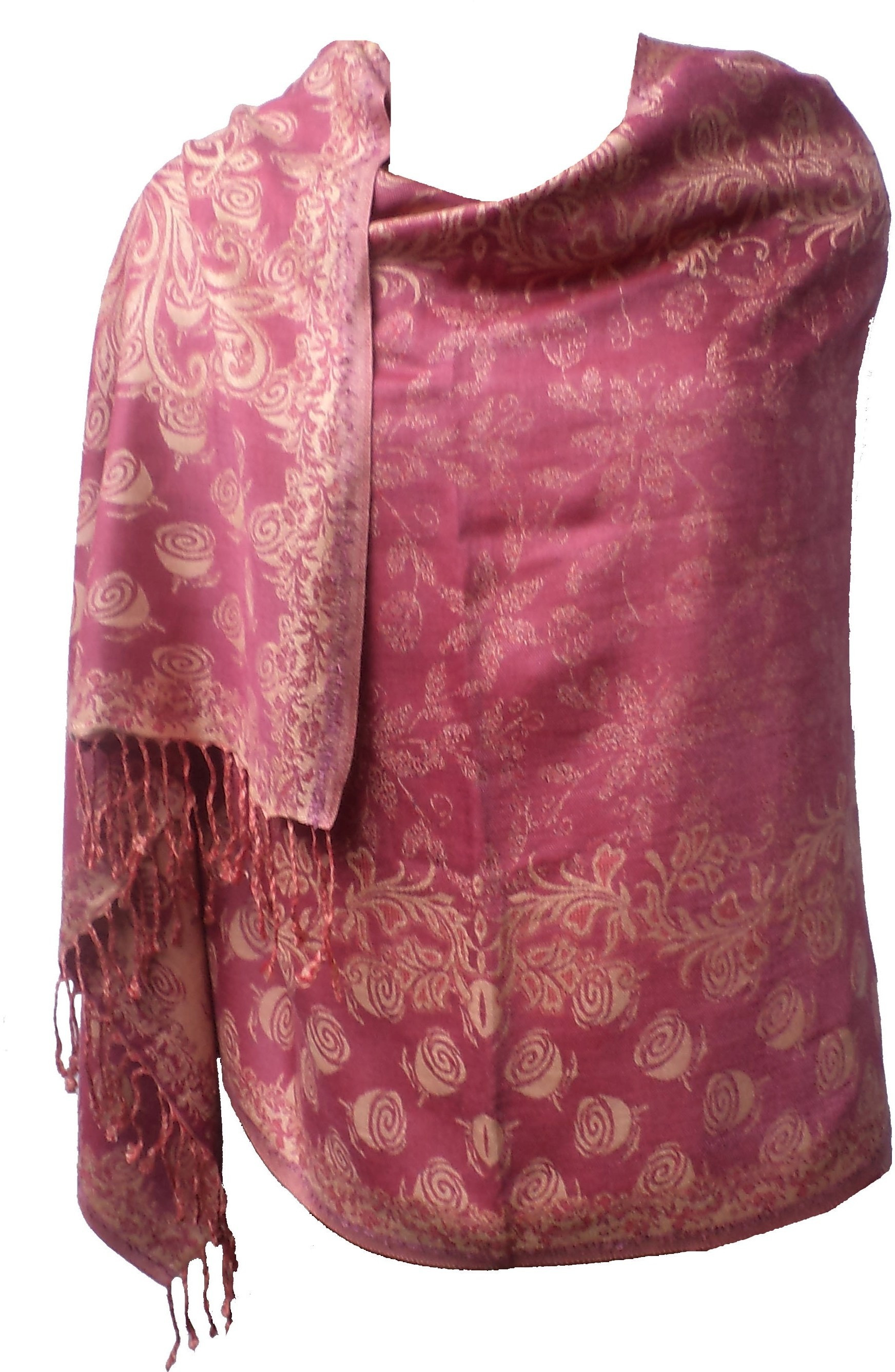 Vostro Viscose Self Design Womens Shawl