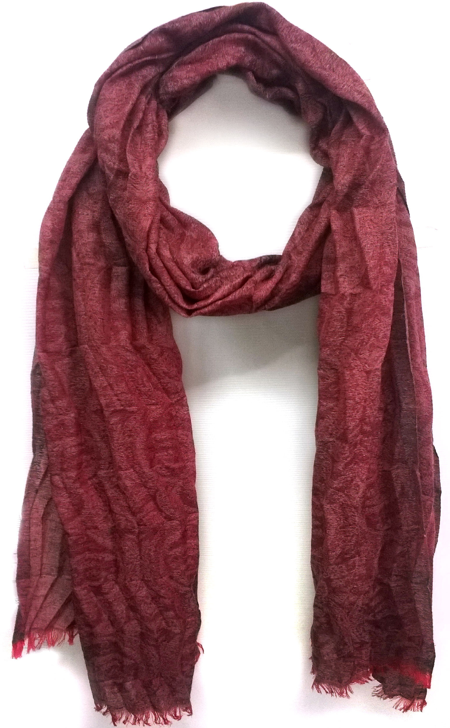 ScarfKing Polyester Self Design Womens Shawl
