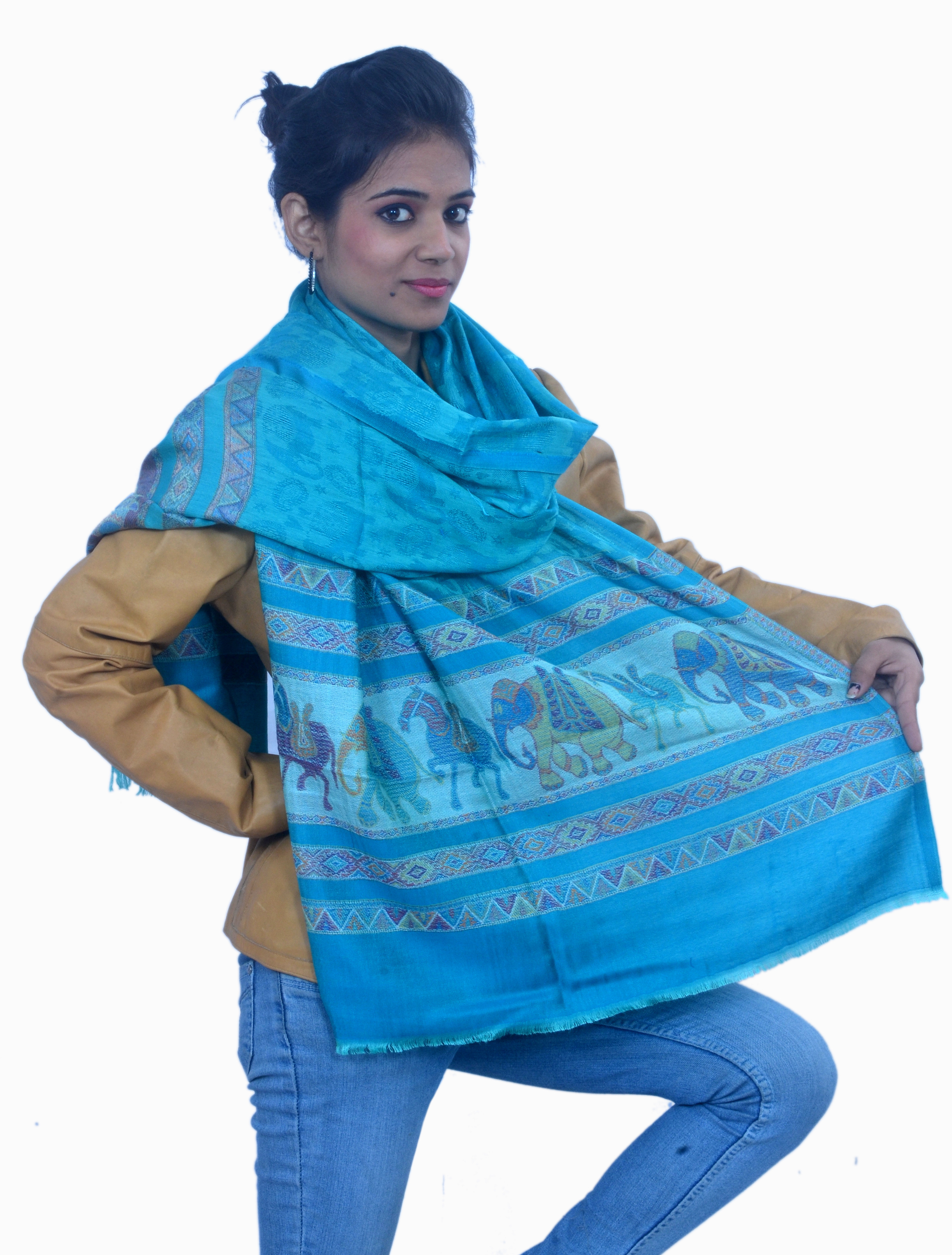 Cloud9Emporio sat00017 Viscose Graphic Print Womens Shawl