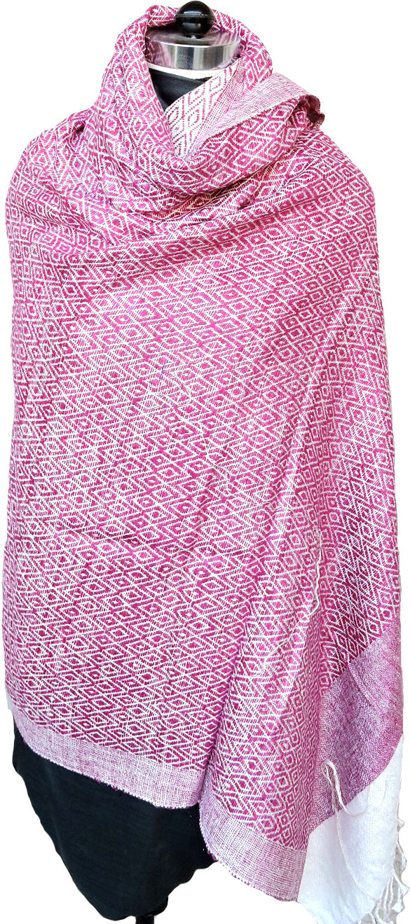 Tasar Silk Solid Womens Shawl