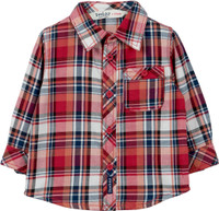 Beebay Baby Boys Checkered Casual Orange Shirt RS.338.00