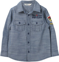 Beebay Boys Solid Casual Light Blue Shirt RS.473.00