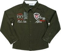 ShopperTree Boys Solid Casual Black Shirt RS.399.00