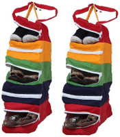 Furnishia Cotton Hanging Shoe Rack(Multicolor) RS.595.00