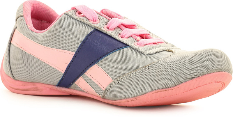 Select Grey-Pink Sporty Walking Shoes(Grey) RS.499 (55.00% Off) - Flipkart