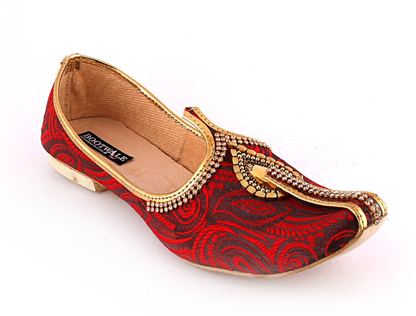 Bootwale Stylish Mojaris Mojaris(Maroon)