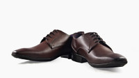 Knotty Derby Toe Cap Oxford Lace Up Shoes(Brown)