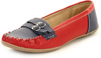 Select Red-Blue Loafers(Red)