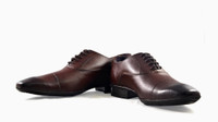 Knotty Derby Toe Cap Oxford Lace Up(Brown)