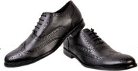 Hirel's Black Lace Up Shoes(Black)