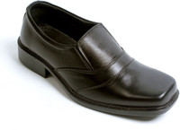 Dolphin Miles Derby Slip On Shoes(Black)