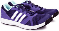 Adidas Essential Star Ii Running shoes(White, Purple) RS.2749.00