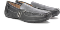Bata Mocassin Men Synthetic Leather Slip On Shoes(Black)