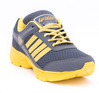 Asian Shoes Android Running Shoes(Grey, Yellow) RS.499.00