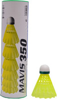 Yonex Mavis 350 Nylon Shuttle - Green(Medium, 72, Pack of 6)