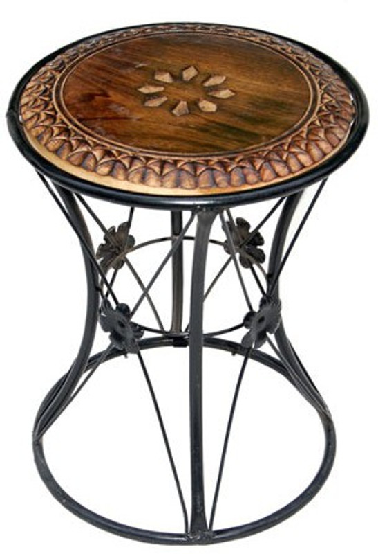 Acme Production A8346 Metal Corner Table(Finish Color - Walnut Brown) RS.1195 (73.00% Off) - Flipkart