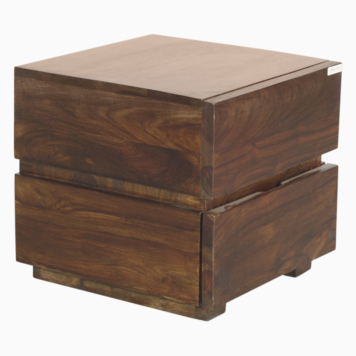 Godrej Interio Grande Solid Wood Bedside Table Finish Color Drak Godrej Interio Furniture List