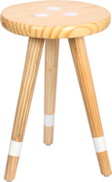 Smalshop Aqua Mint- Three Legged Solid Wood Corner Table(Finish Color - Natural Pine) RS.2530.00