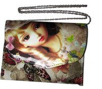 Adara Collections Girls Multicolor Rexine Sling Bag RS.410.00
