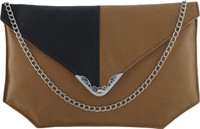 Fantosy Women Casual Tan PU Sling Bag
