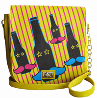 The Big Bag Theory Women Casual Yellow Canvas, PU Sling Bag