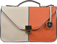 Diana Korr Women Casual Orange PU Sling Bag