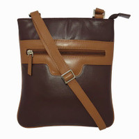Chimera Leather Women Brown Genuine Leather Sling Bag