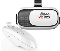 Bingo V200 Virtual Reality 3D VR Box with Bluetooth Remote Controller(Smart Glasses)