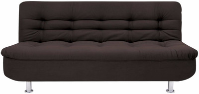 Fabhomedecor Hugo Solid Wood Double Sofa Bed(Finish Color - Dark Coffee Mechanism Type - Fold Out)